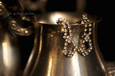"Antique Rhinestone Earrings" by Dr Franky Dolan